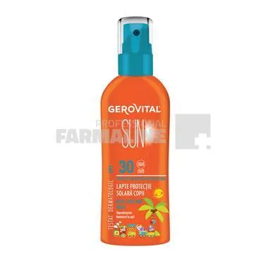 Gerovital Sun Lapte protectie solara copii SPF30 150 ml