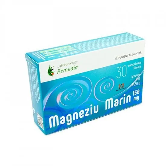 MAGNEZIU MARIN 150MG X 30 COMPRIMATE FILMATE REMEDIA