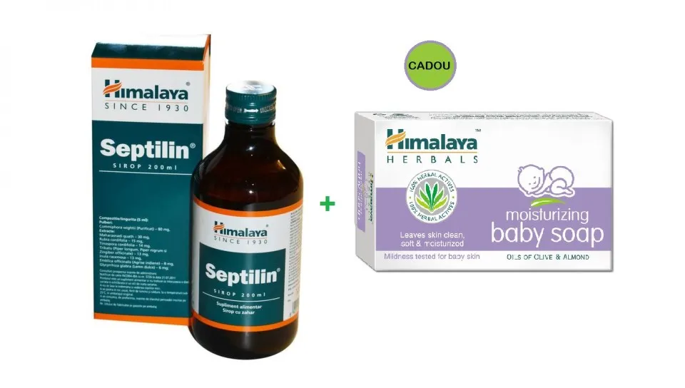 Septilin Sirop 200ml + Sapun Hidratant Cadou- Himalaya