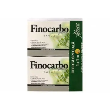 Finocarbo Plus, 20 capsule, 1+1 Promo, Aboca
