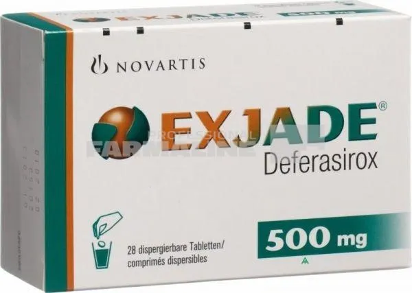 EXJADE 500mg x 28 COMPR. DISP. 500mg NOVARTIS EUROPHARM L