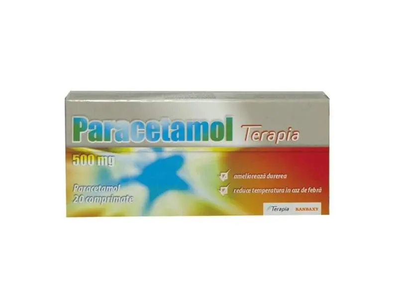 TERAPIA PARACETAMOL 500MG X 20 COMPRIMATE