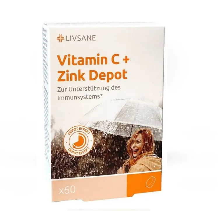 LIVSANE VITAMINA C + ZINC DEPOT X 60 TABLETE