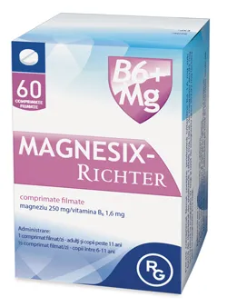 Magnesix-Richter, 60 comprimate, Gedeon Richter Romania