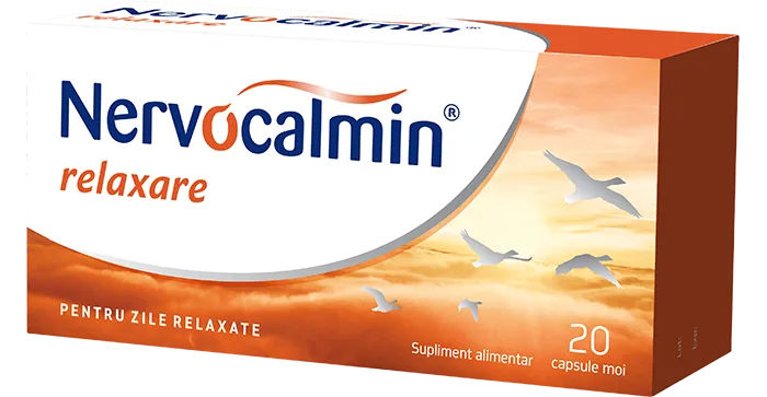 Nervocalmin Relaxare, 20 capsule moi, Biofarm