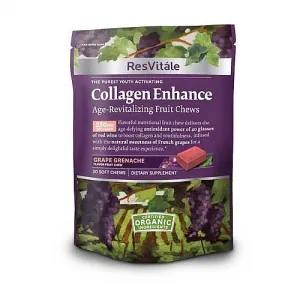 GNC Resvitale Collagen Enhance Chews 30caramele