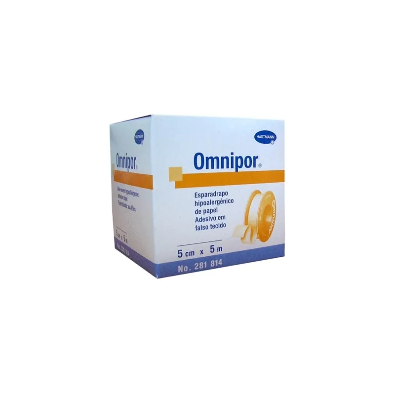 OMNIPOR PLASTURE 5 CM X 5 M HARTMANN