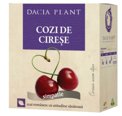 Ceai cozi de cirese, 50 g, Dacia Plant