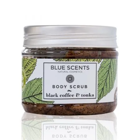 Scrub pentru corp Black Coffee & Tonka, 200 ml, Blue Scentes