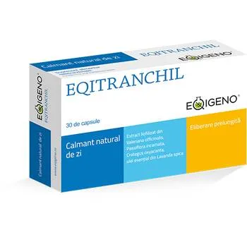 Eqitranchil calmant natural de zi, 30 capsule, Eqigeno