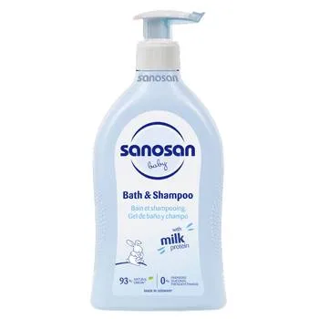 Sampon si spumant cu dispenser Baby, 400ml, Sanosan