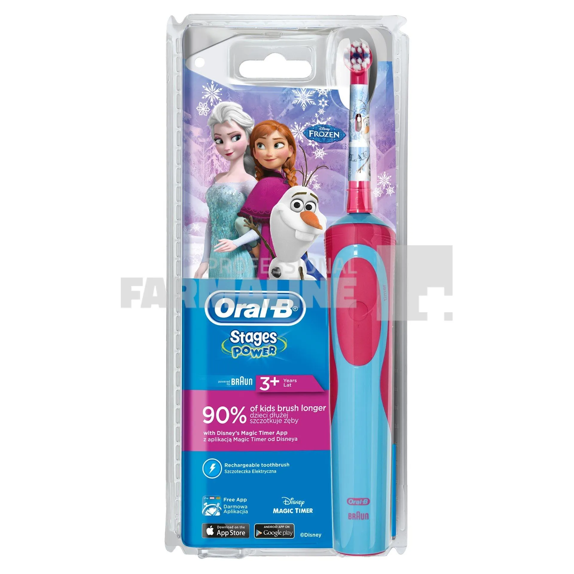 Oral B Stages Power Frozen Periuta de dinti electrica copii 3+ ani