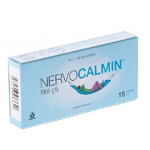 Nervocalmin, 15 comprimate, Biofarm