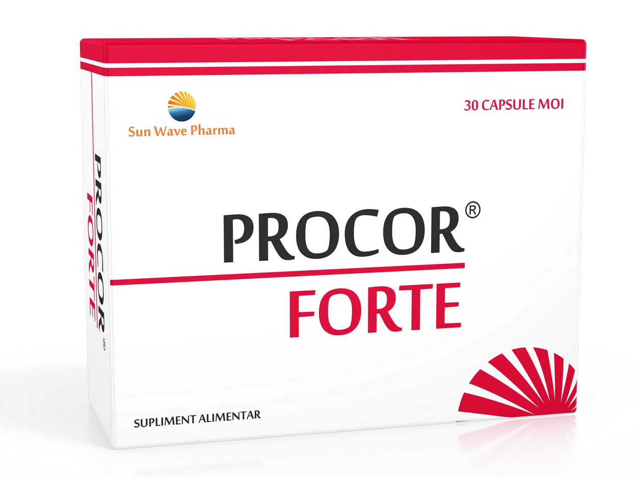 Procor Forte, 30 capsule, Sun Wave Pharma