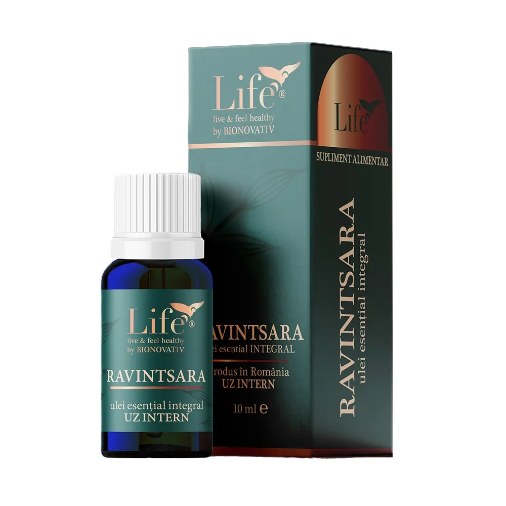 Ulei esential integral de ravintsara, 10 ml, Bionovativ