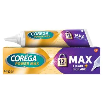 Crema adeziva pentru fixare si sigilare Power Max, 40g, Corega