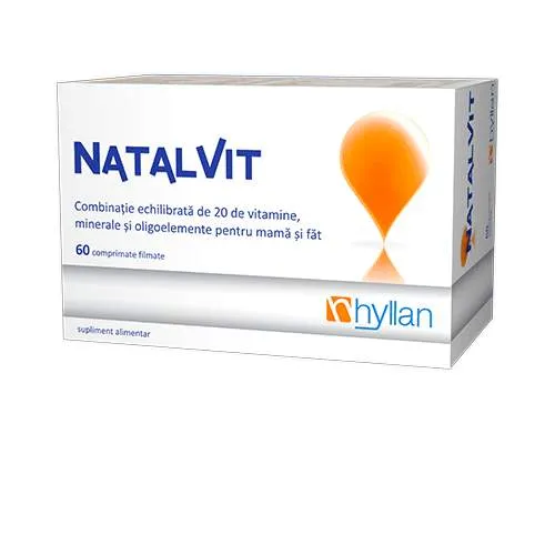 HYLLAN NATALVIT 60 COMPRIMATE FILMATE