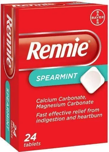 Rennie Spearmint x 24 comprimate masticabile