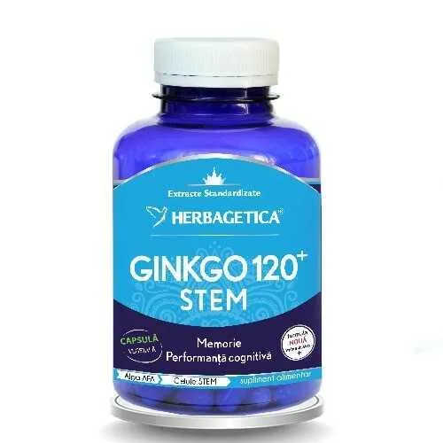 Ginkgo 120+ Stem x 120 capsule (Herbagetica)