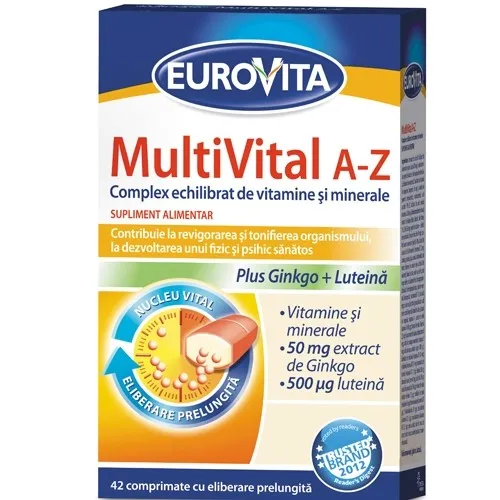 EUROVITA MULTI VITAL A-Z 42 COMPRIMATE