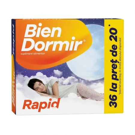 Bien Dormir Rapid, 36 capsule, Fiterman Pharma