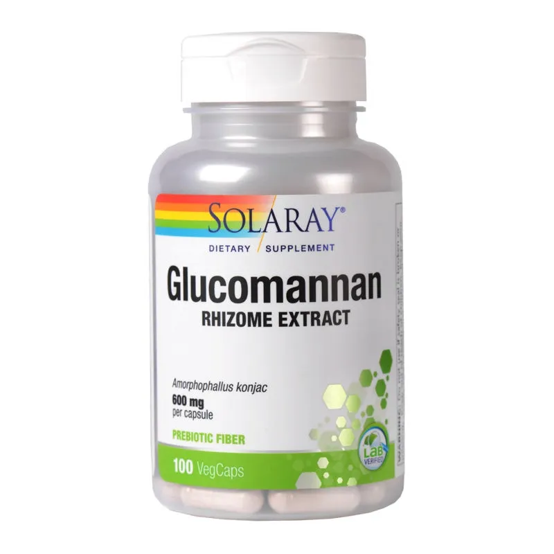 Secom Glucomannan 600 mg, 100 capsule, Solaray