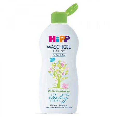 Gel de dus pentru par si corp BabySanft, 400 ml, Hipp