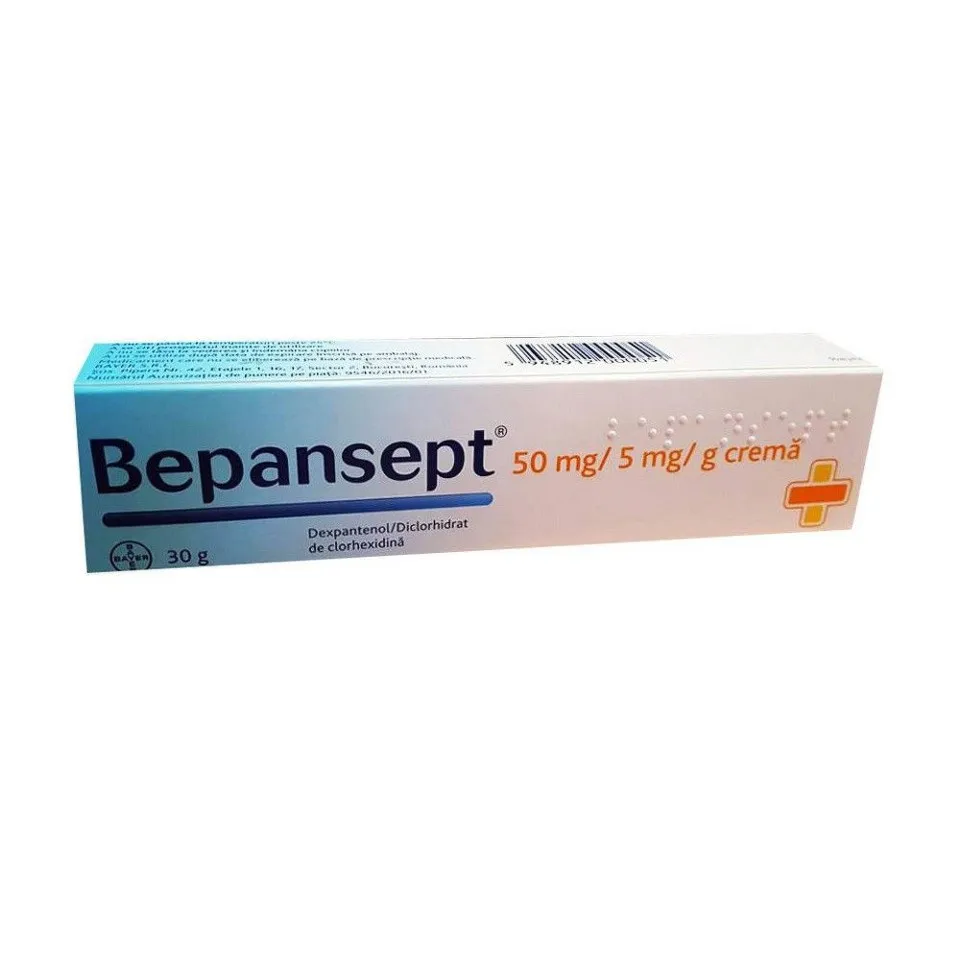 BEPANSEPT 50MG/5MG/G CREMA 30G