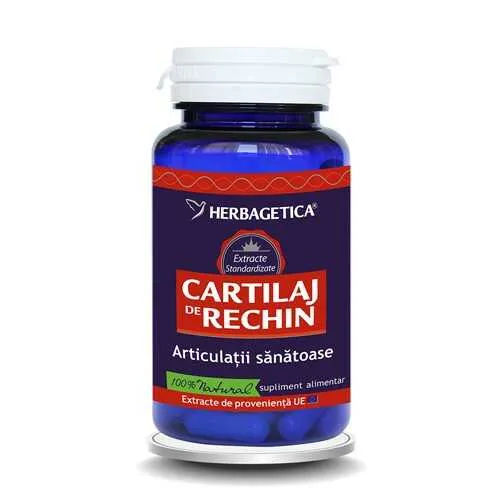 Cartilaj de rechin x 60 capsule (Herbagetica)