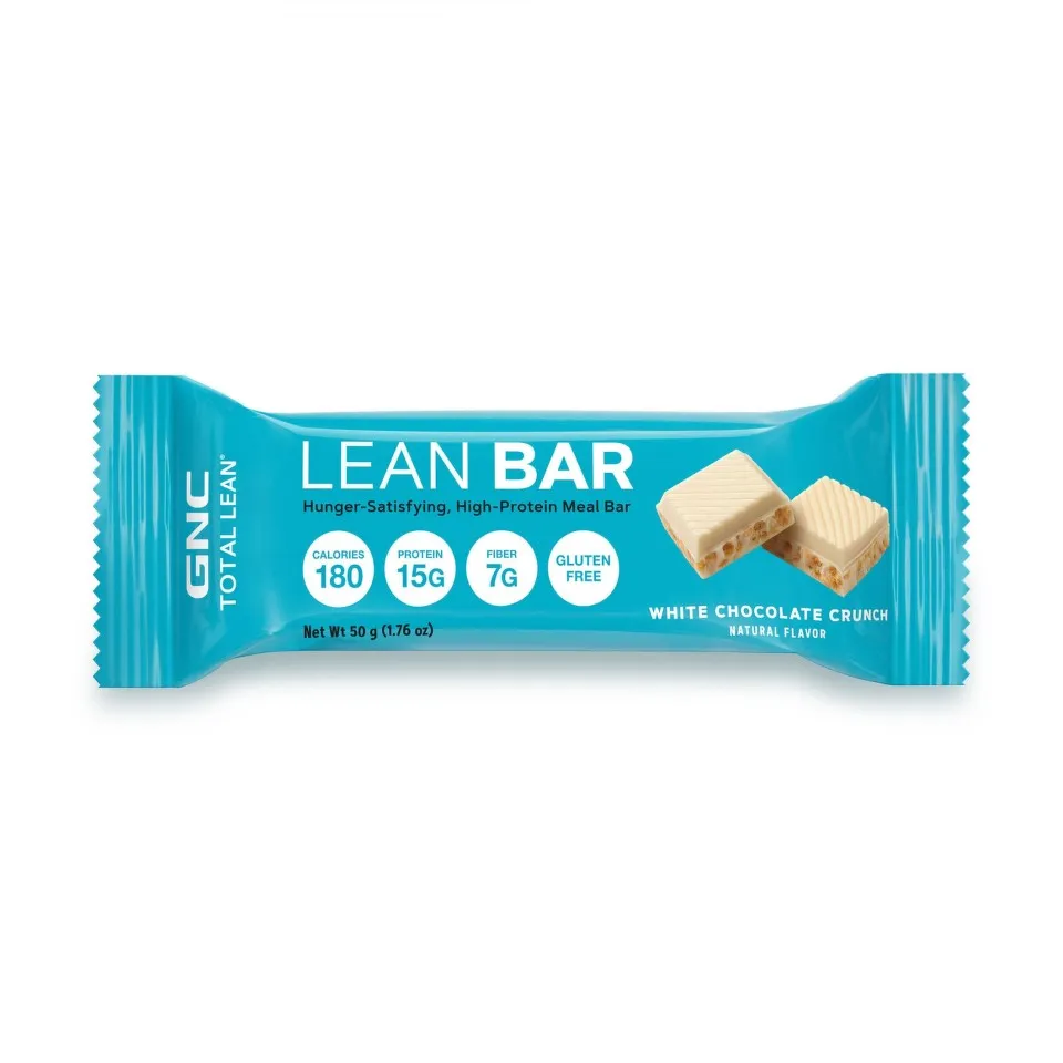 GNC TOTAL LEAN BAR WHITE CHOCOLATE CRUNCH 50G