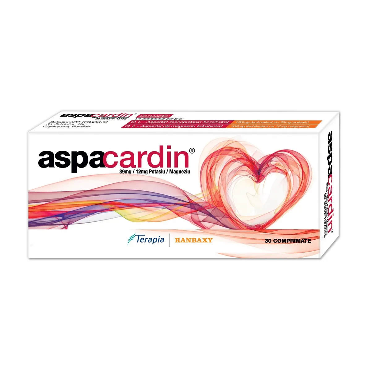 Aspacardin 180 mg, 30 comprimate, Terapia