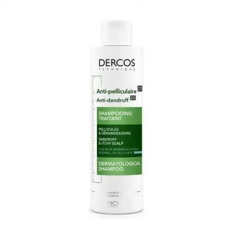 VICHY Dercos sampon anti-matreata pentru par normal pana la gras, 200ml