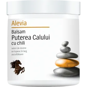 Balsam puterea calului+chili 250g(Alevia)