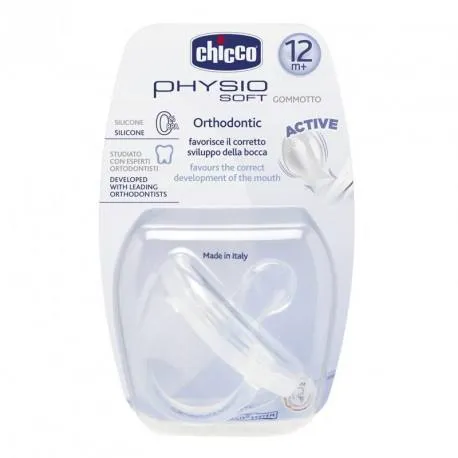 CHICCO Suzeta silicon monobloc f.ortodontica 12+ 01810-7