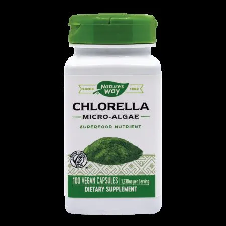 Chlorella Micro-algae 410mg Nature's Way, 100 capsule, Secom