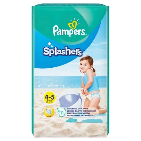 PAMPERS 4 Splashers (Pt apa) (9-15kg) x 11buc