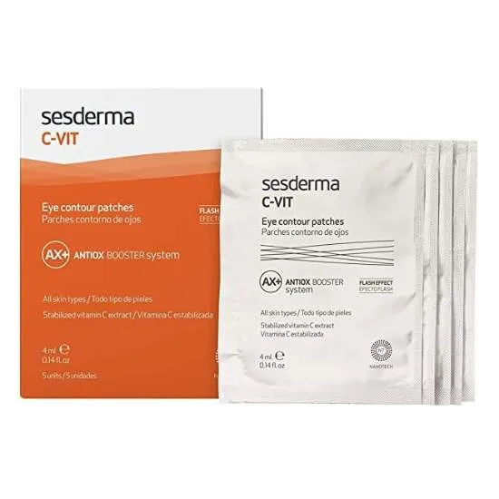 SESDERMA C-VIT PLASTURI TERAPEUTICI 5 X 4ML CONTUR OCHI