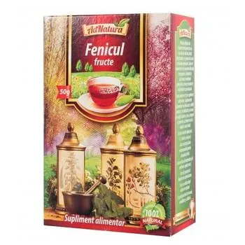 Ceai de fenicul fructe, 50g, AdNatura