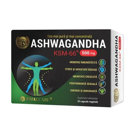 Ashwagandha KSM-66, 30 capsule, Cosmo Pharm