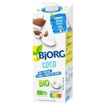 Bautura vegana cu cocos redus in zahar Bio, 1l, Bjorg