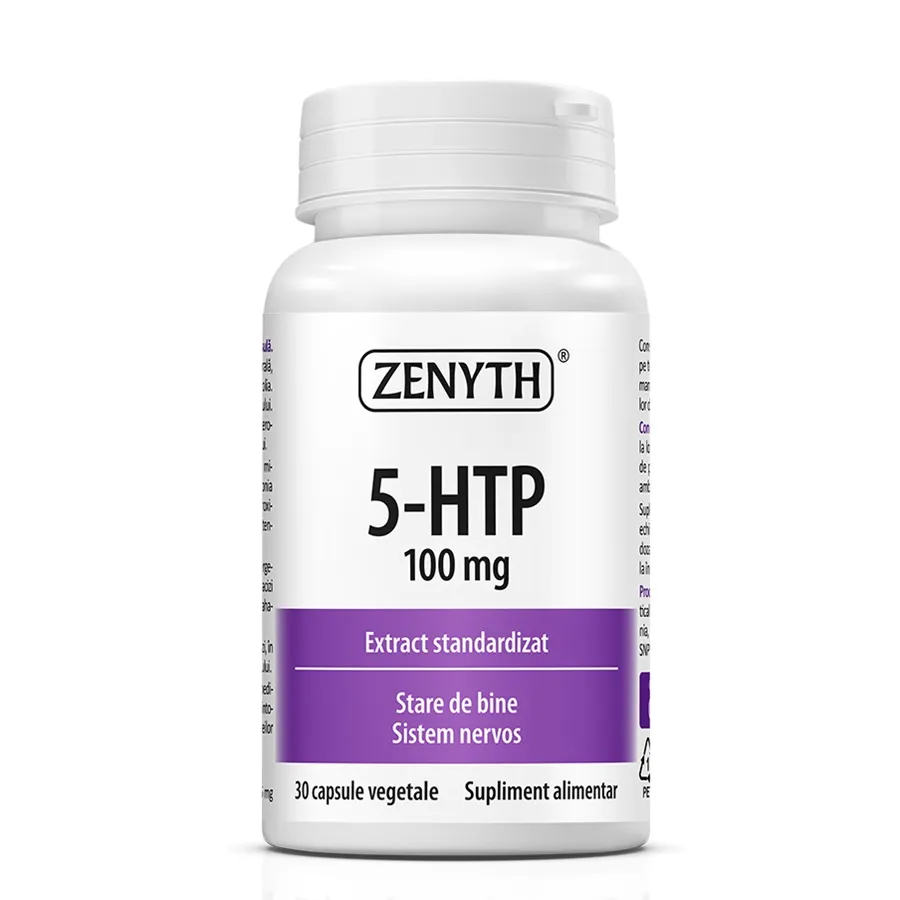 5-HTP, 100 mg, 30 capsule, Zenyth