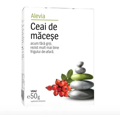 Ceai de macese, 50 g, Alevia