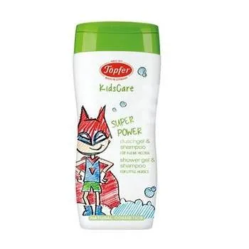 Gel de dus si sampon pentru Super Eroi KidsCare, 200ml, Topfer