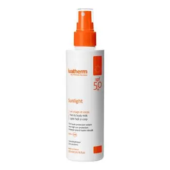 Protectie solara foarte ridicata pentru piele mixta sau grasa Dry Touch SPF50+ Sunlight, 200ml, Ivatherm