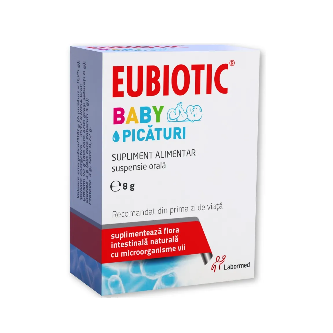 Eubiotic Baby-susp.orala, pic. x 8g-Labormed Pharma RO