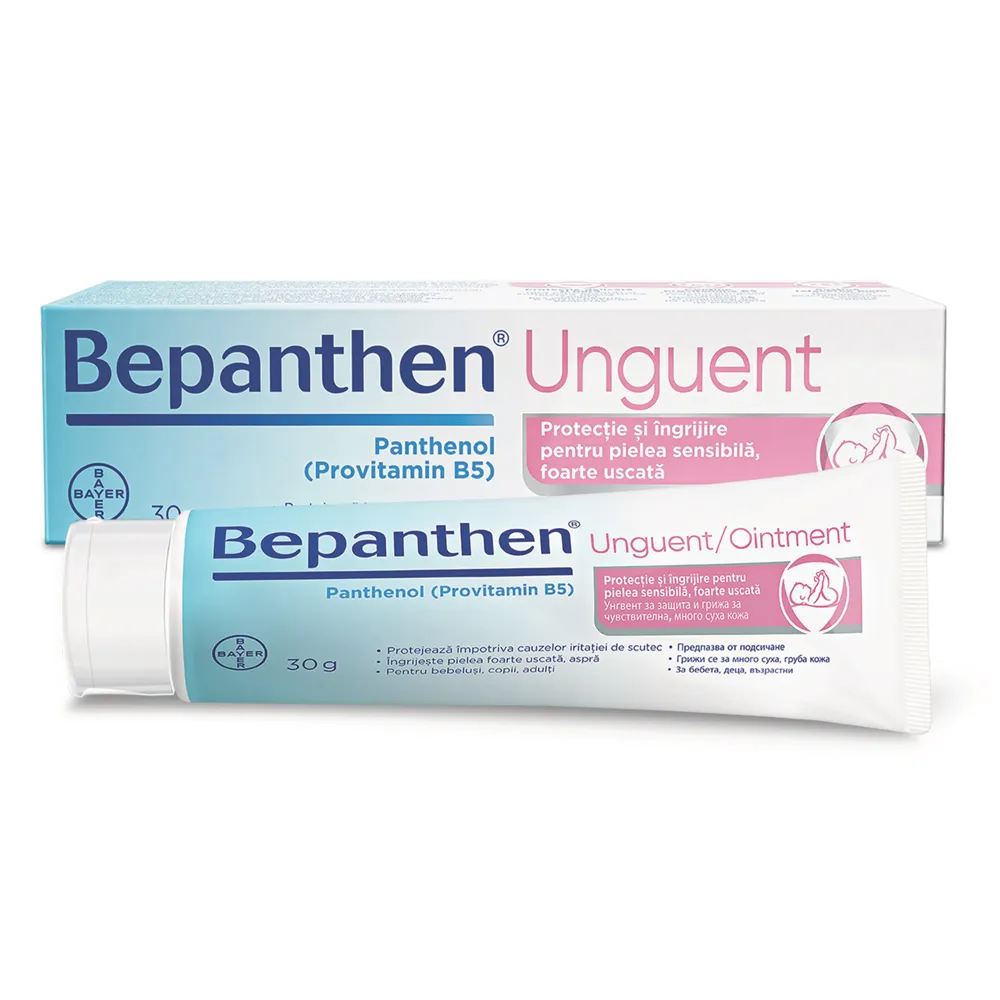 Unguent pentru iritatiile de scutec Bepanthen, 30 g, Bayer