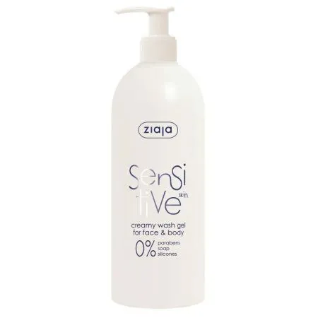Gel de curatare cremos pentru fata si corp Sensitive, 400 ml, Ziaja