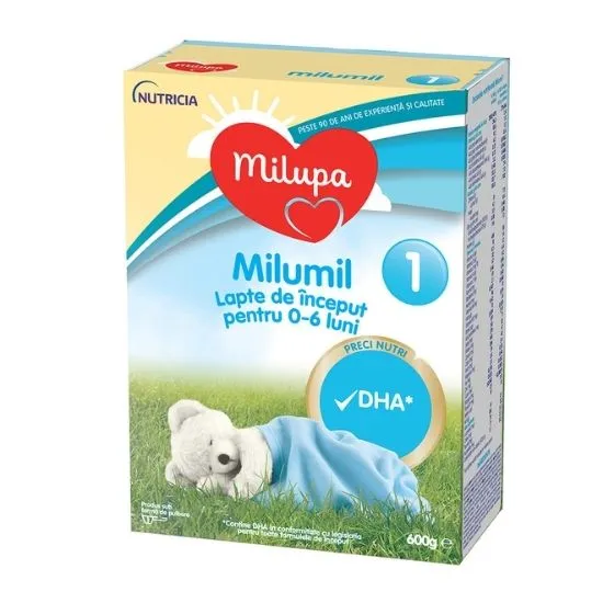 MILUPA MILUMIL 1 LAPTE PRAF 0-6L 600G