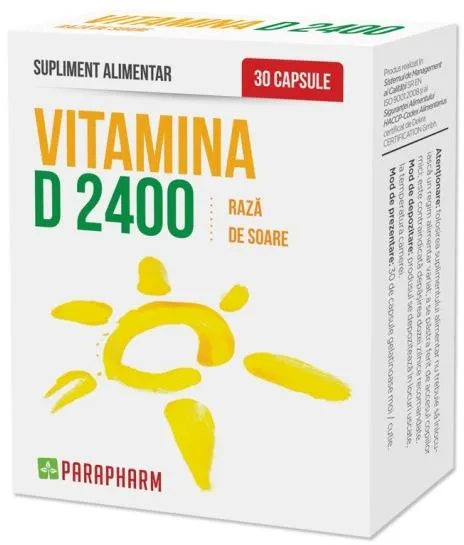 Vitamina D 2400ui x 30cps (Parapharm)