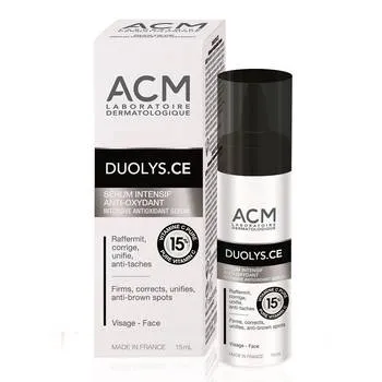 Ser intensiv antioxidant cu vitamina C pura 15% Duolys CE, 15 ml, ACM